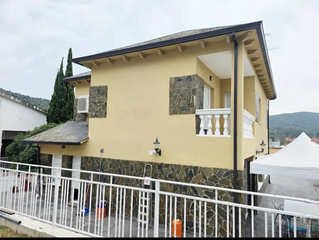 Exterior view of Houses for sale in Sant Fost de Campsentelles  with Air Conditioner, Heating and Private garden