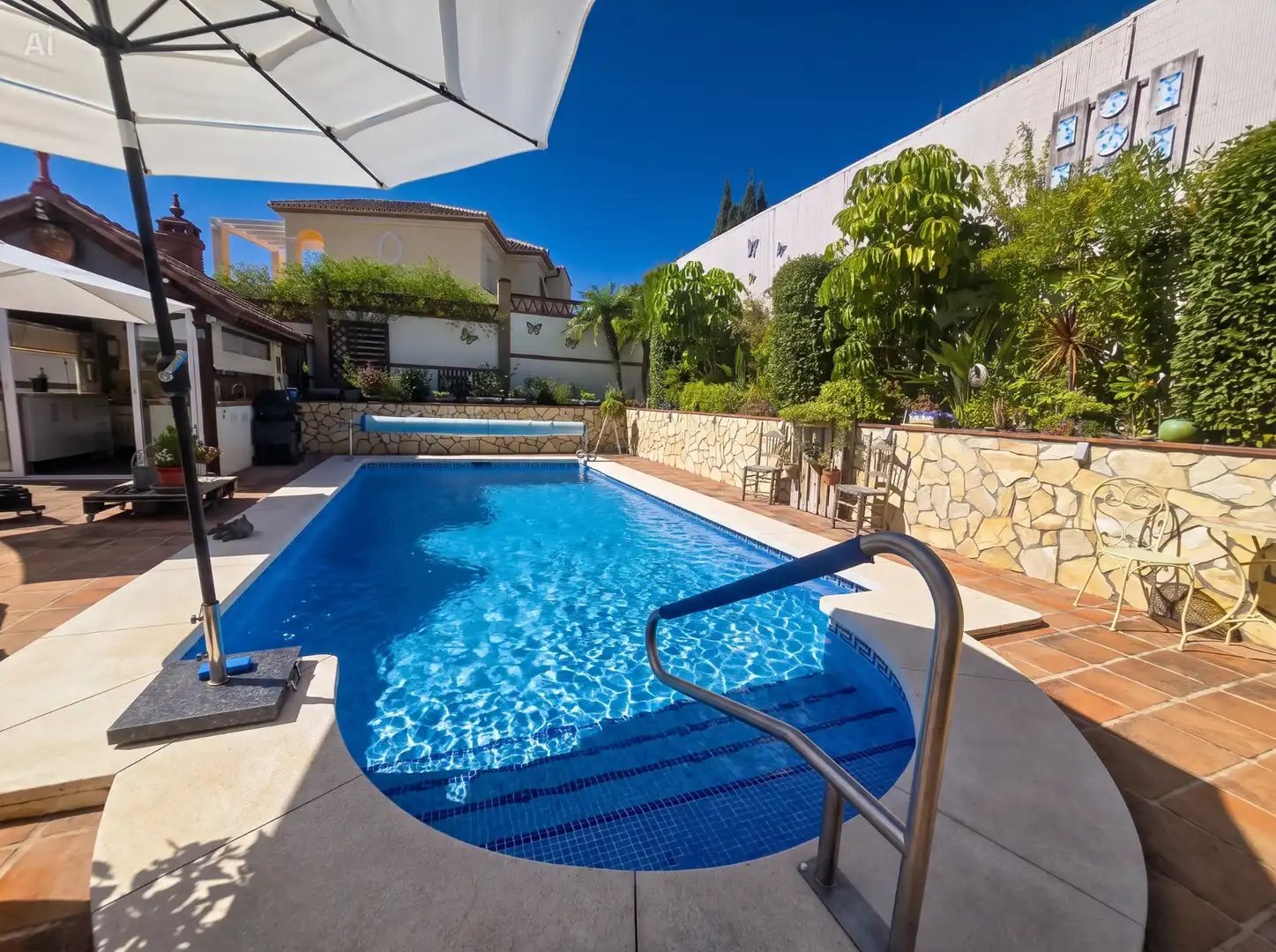 Piscina de Casa o xalet en venda en Coín amb Aire condicionat, Calefacció i Jardí privat