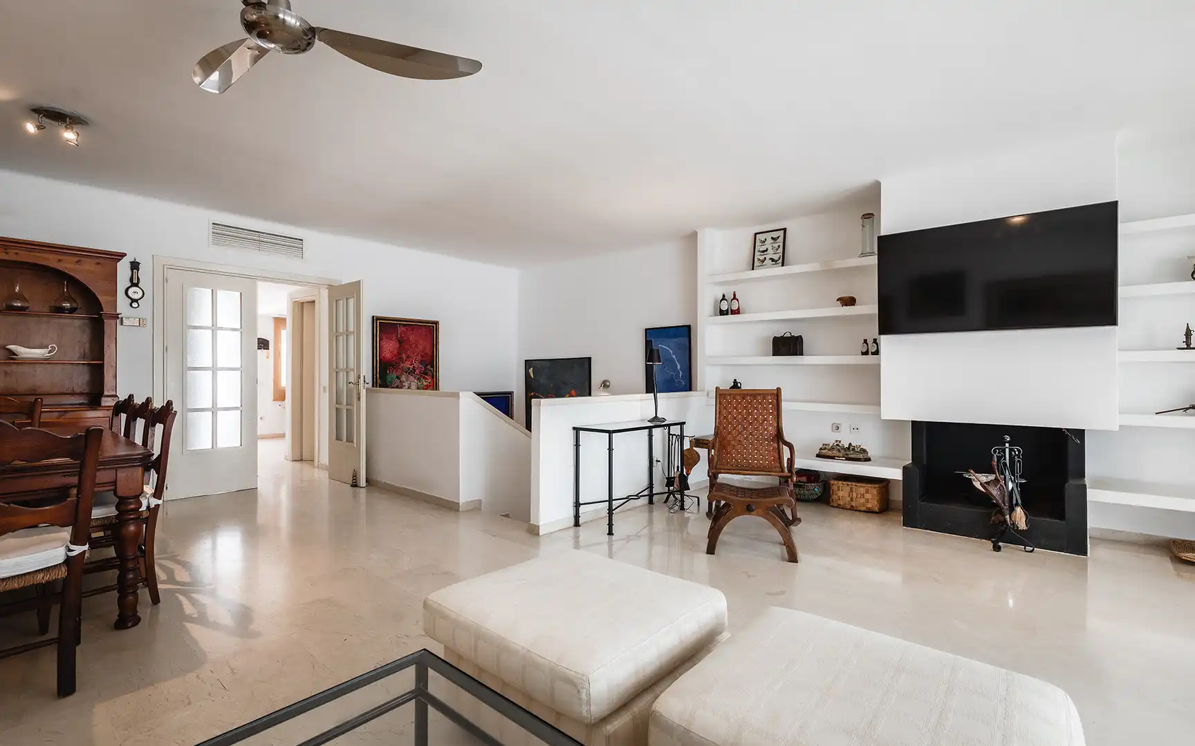 Sala de estar de Planta baja en venta en Marbella con Aire acondicionado, Jardín privado y Terraza