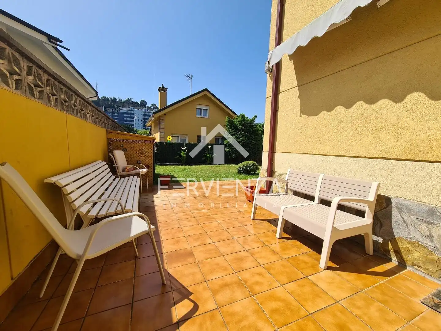 Jardín de Casa o chalet en venta en Castrillón