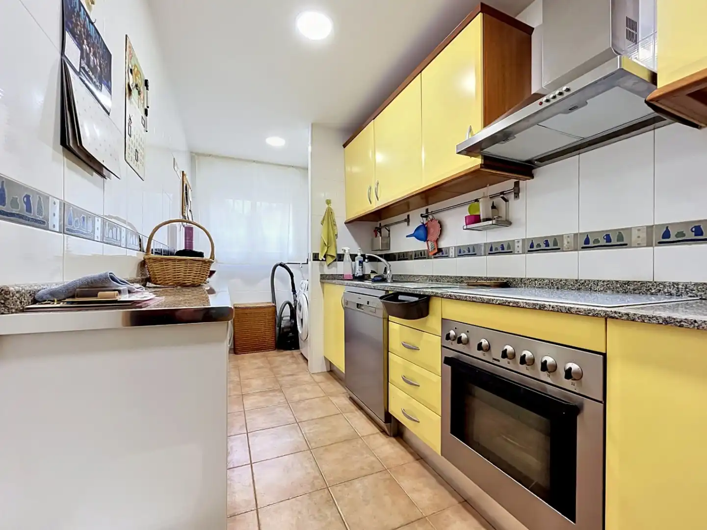 Kitchen of Flat for sale in Finestrat  with Air Conditioner, Private garden and Terrace
