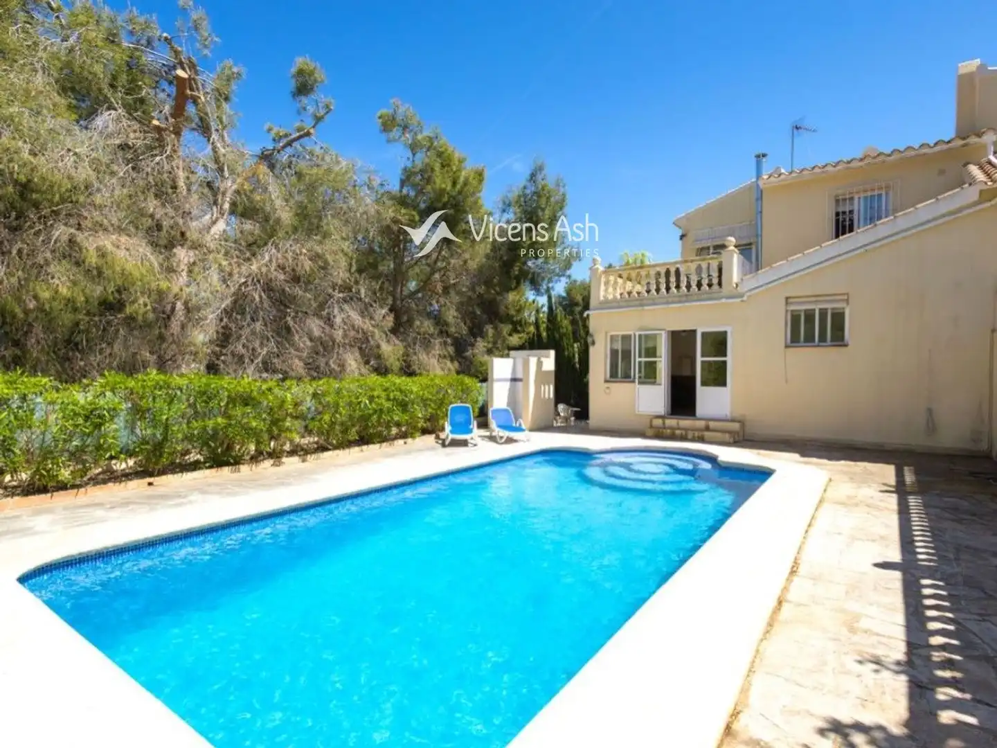 Exterior view of Houses for sale in Jávea / Xàbia  with Air Conditioner, Heating and Terrace