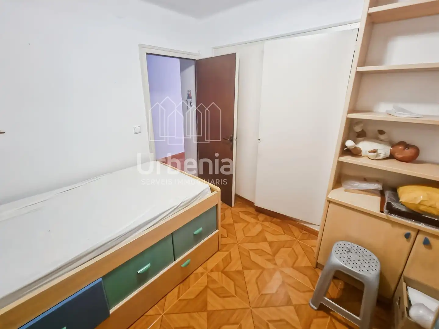 Bedroom of Flat for sale in Mataró  with Terrace and Furnished