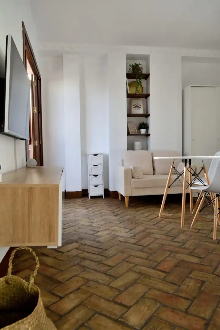 Living room of Attic for sale in Écija  with Air Conditioner, Terrace and Swimming Pool
