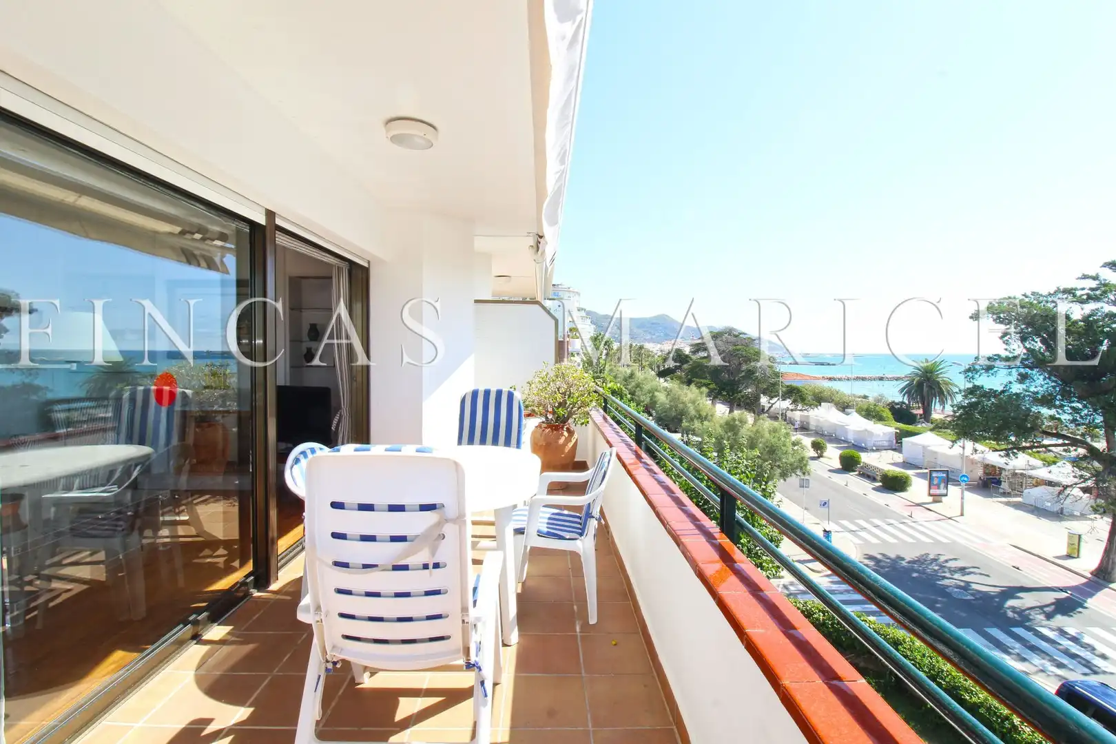 Terraza de Ático de alquiler en Sitges con Aire acondicionado, Calefacción y Terraza