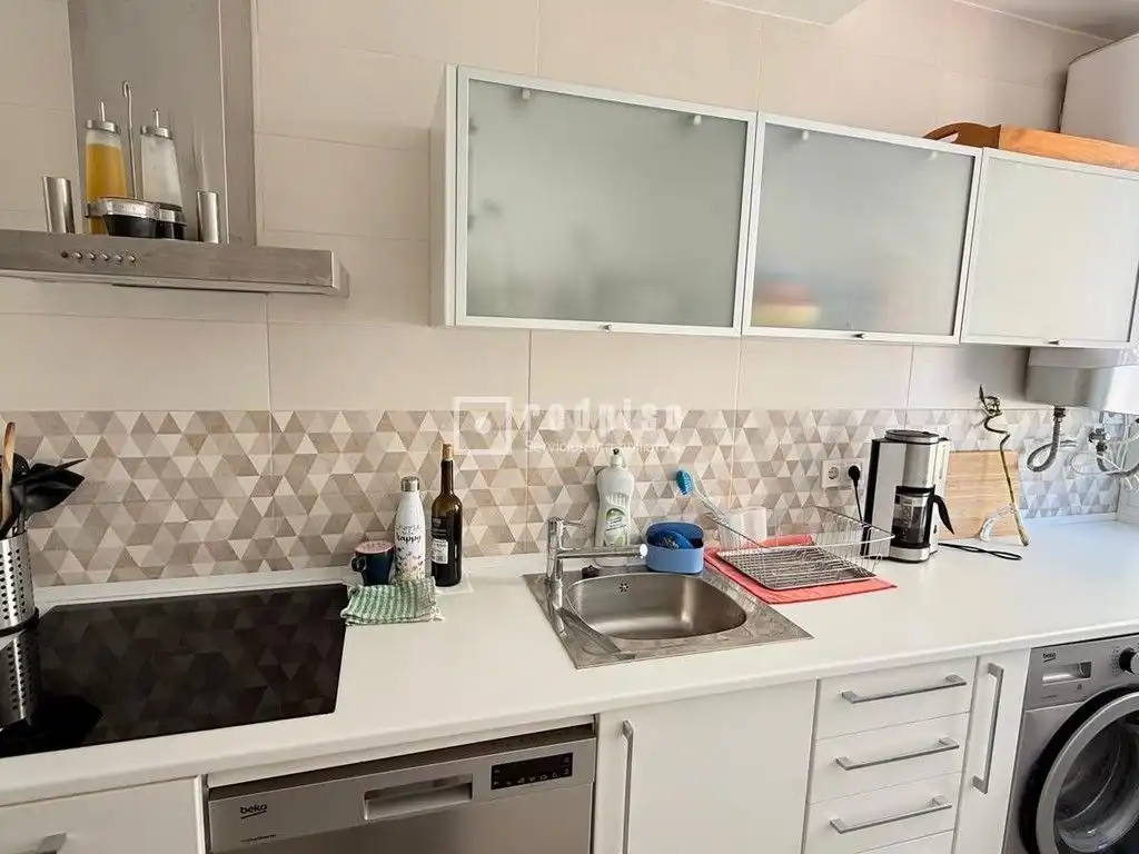 Küche von Wohnung zur Miete in Málaga mit Parkett, Terrasse und Möbliert