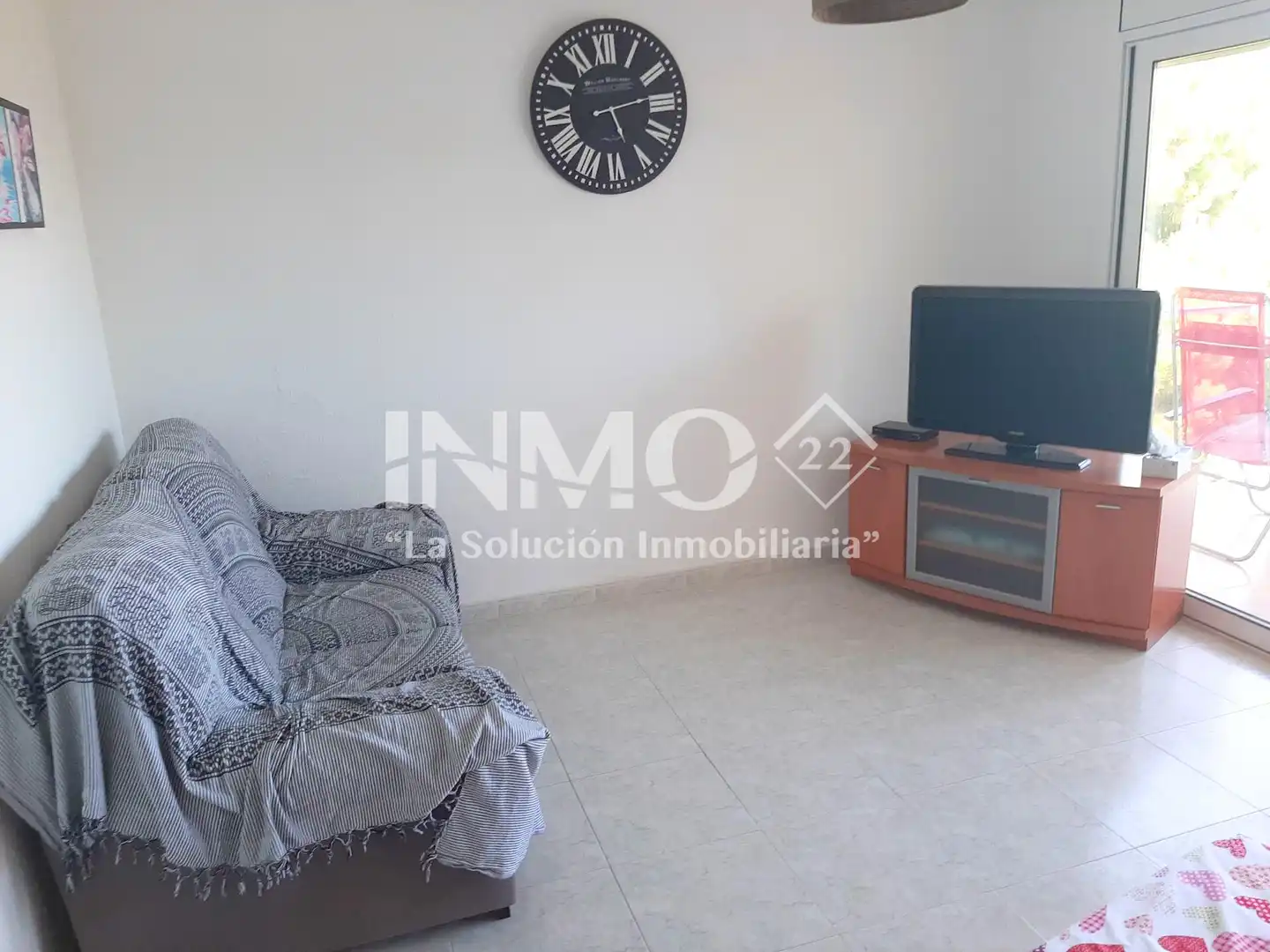 Sala d'estar de Apartament en venda en Cambrils amb Aire condicionat, Terrassa i Moblat