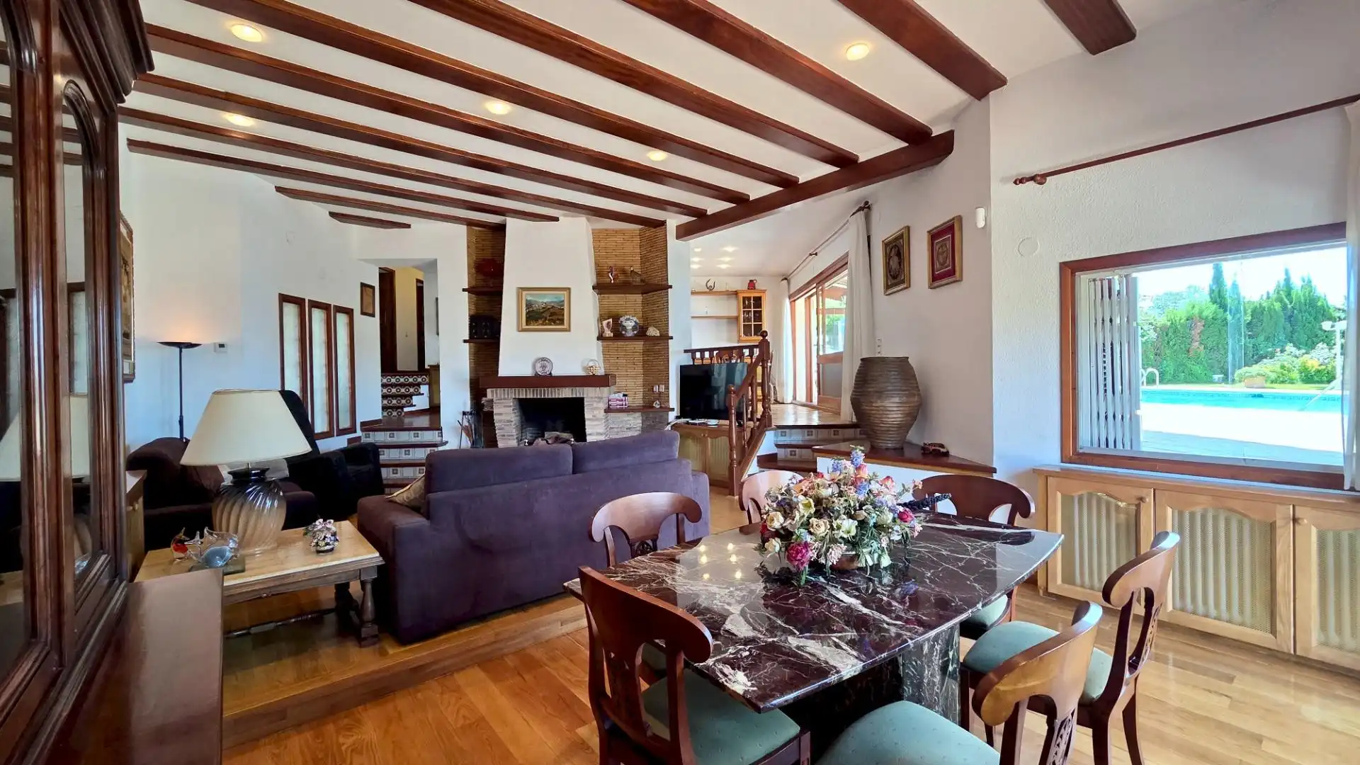 Sala d'estar de Casa o xalet en venda en Lloret de Mar amb Aire condicionat, Calefacció i Jardí privat