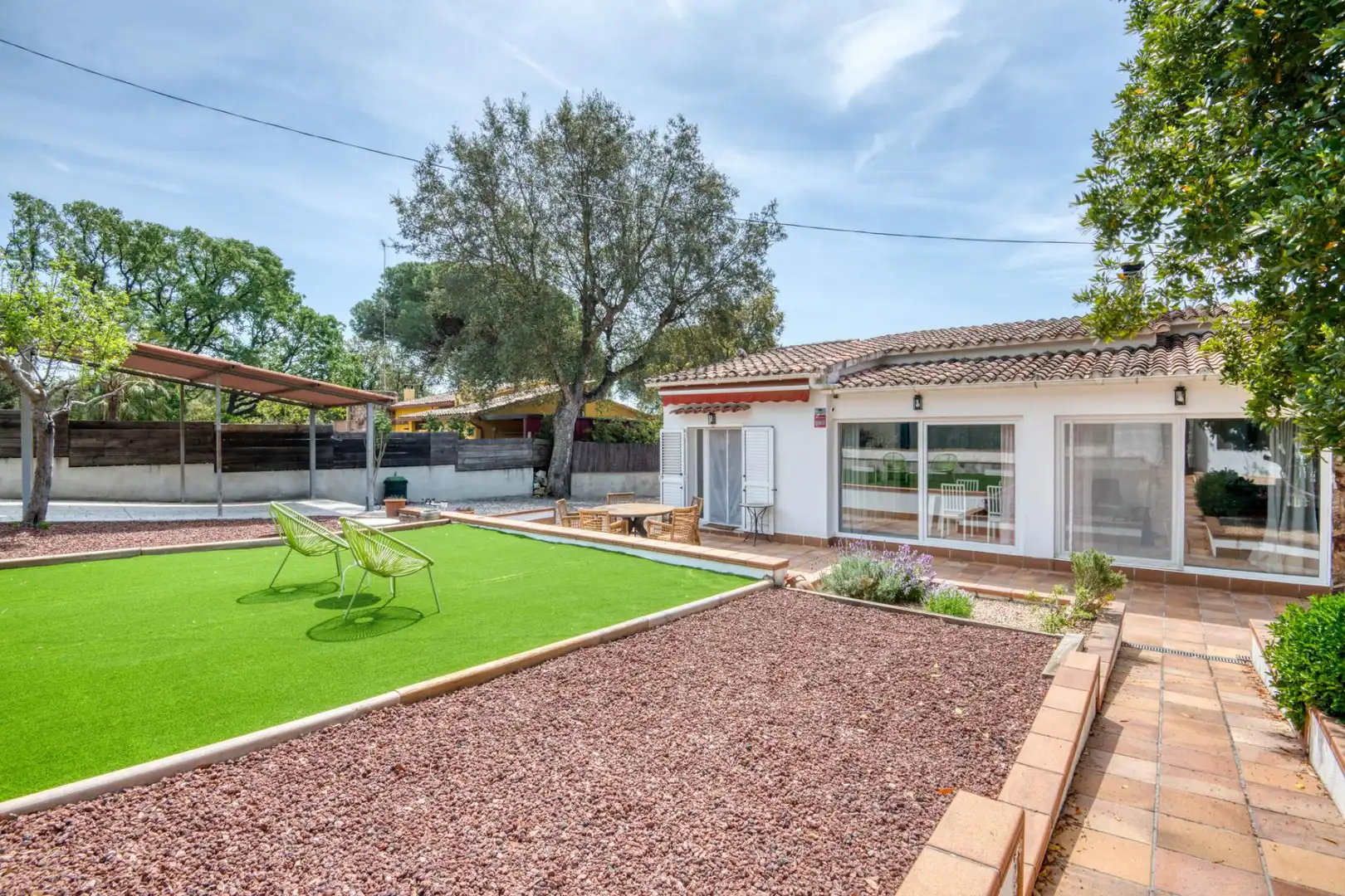 Jardín de Casa o chalet en venta en Santa Cristina d'Aro con Calefacción, Terraza y Piscina