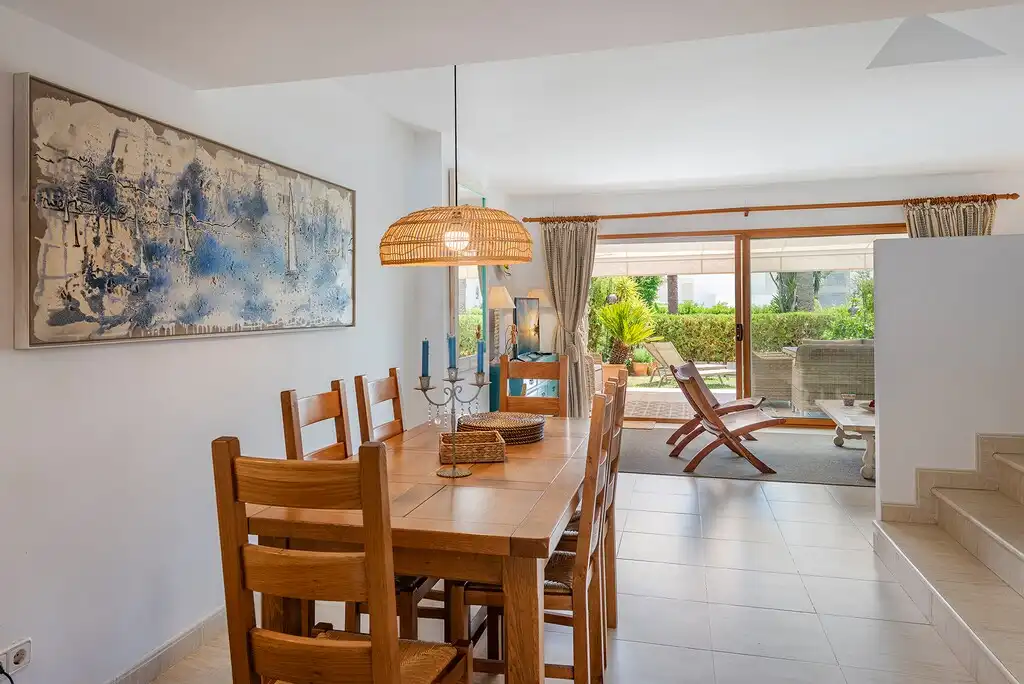 Dining room of Detached homes for sale in Pollença  with Air Conditioner, Private garden and Terrace