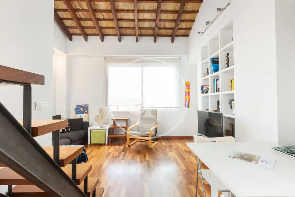 Sala de estar de Ático en venta en Valencia con Aire acondicionado, Calefacción y Terraza