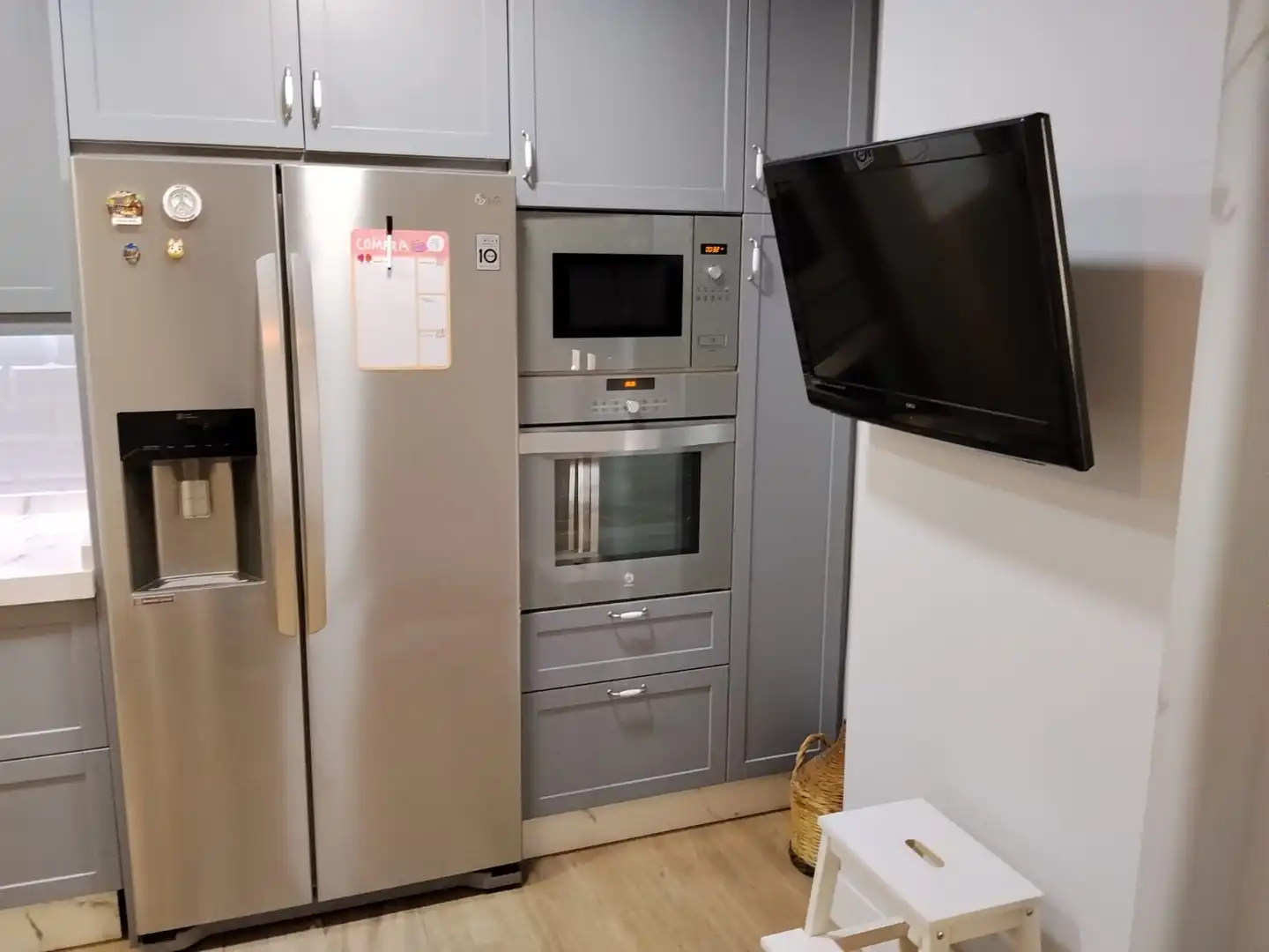 Kitchen of Flat for rent in Almuñécar  with Air Conditioner, Parquet flooring and Furnished