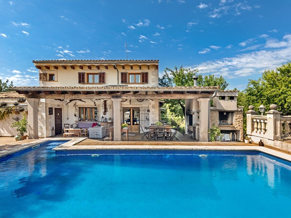 Jardí de Finca rústica en venda en Santa María del Camí amb Aire condicionat, Calefacció i Jardí privat