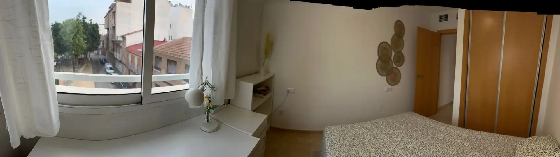 Habitación de Apartamento de alquiler en Murcia con Aire acondicionado, Amueblado y Horno