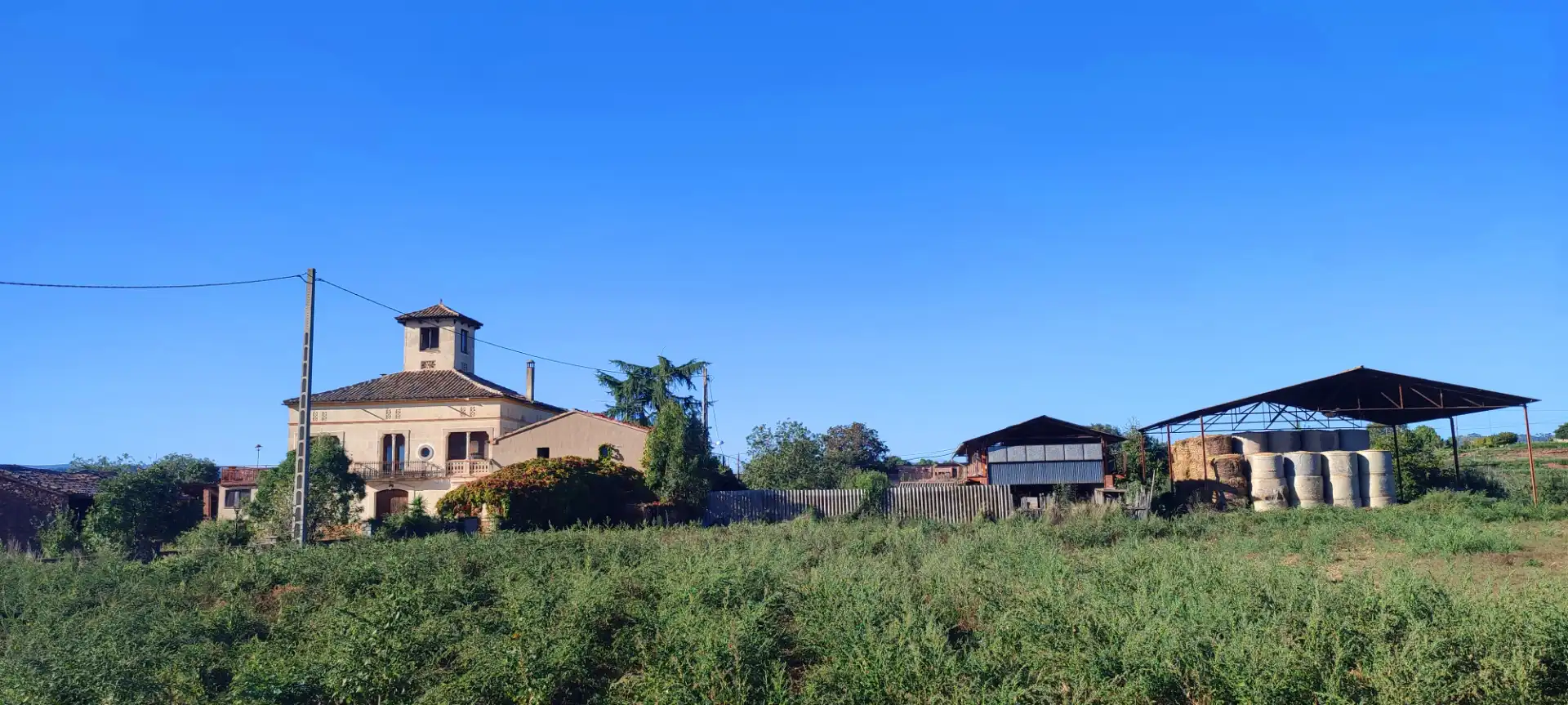 Vista exterior de Finca rústica en venta en Manresa con Calefacción, Jardín privado y Terraza