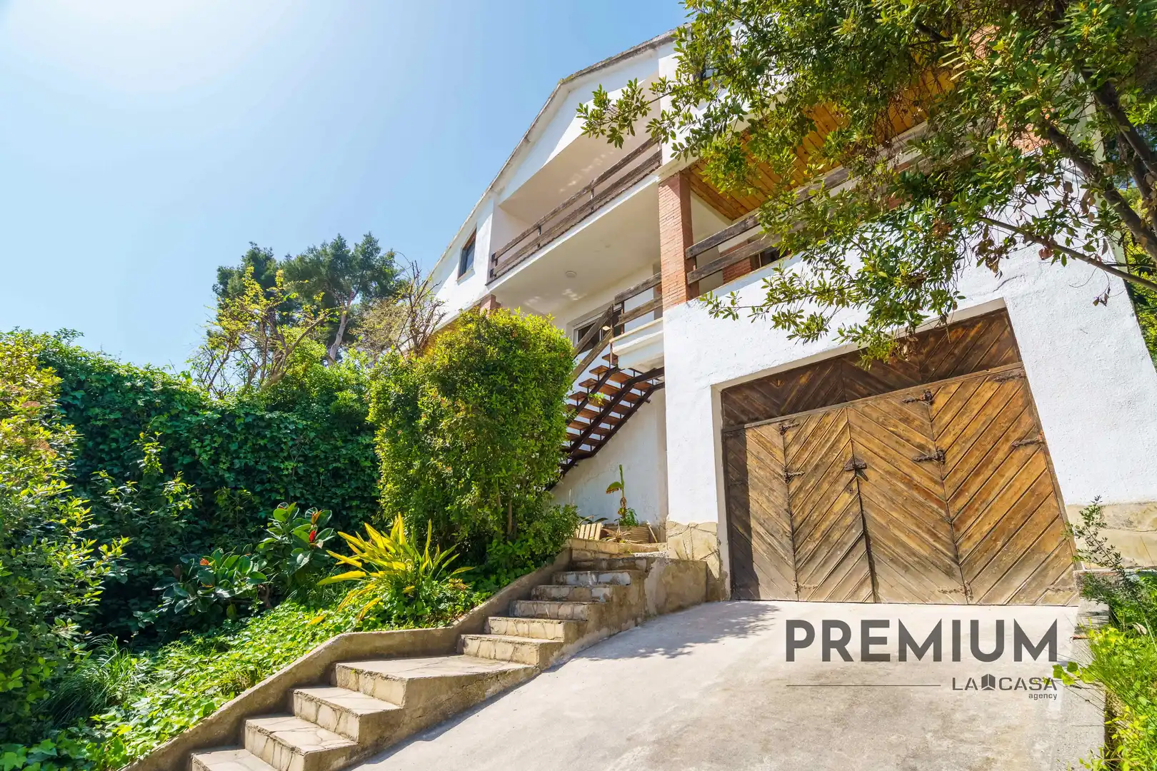 Exterior view of Houses for sale in Castelldefels  with Heating, Storage room and Swimming Pool