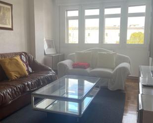 Living room of Flat to rent in  Pamplona / Iruña  with Heating, Parquet flooring and Furnished