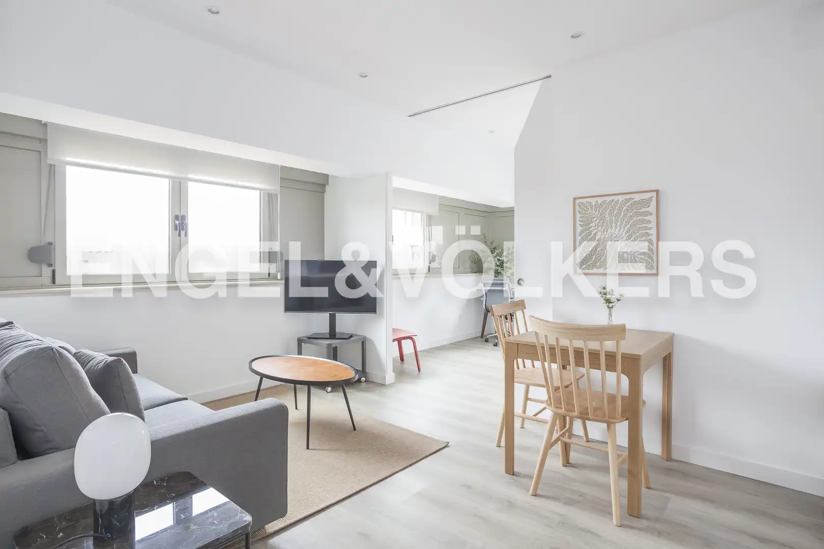 Sala de estar de Piso de alquiler en Chamartín