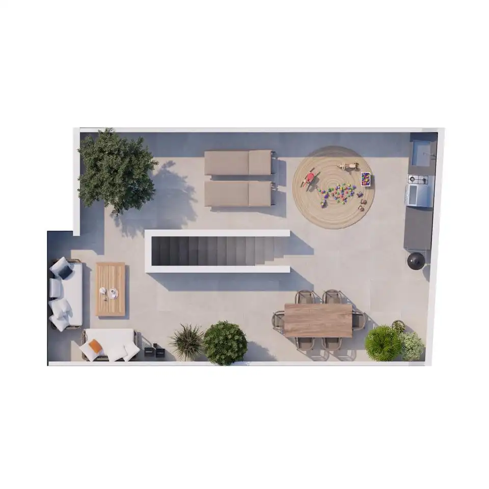 Terrassa de Casa o xalet en venda en El Campello amb Aire condicionat, Terrassa i Balcó