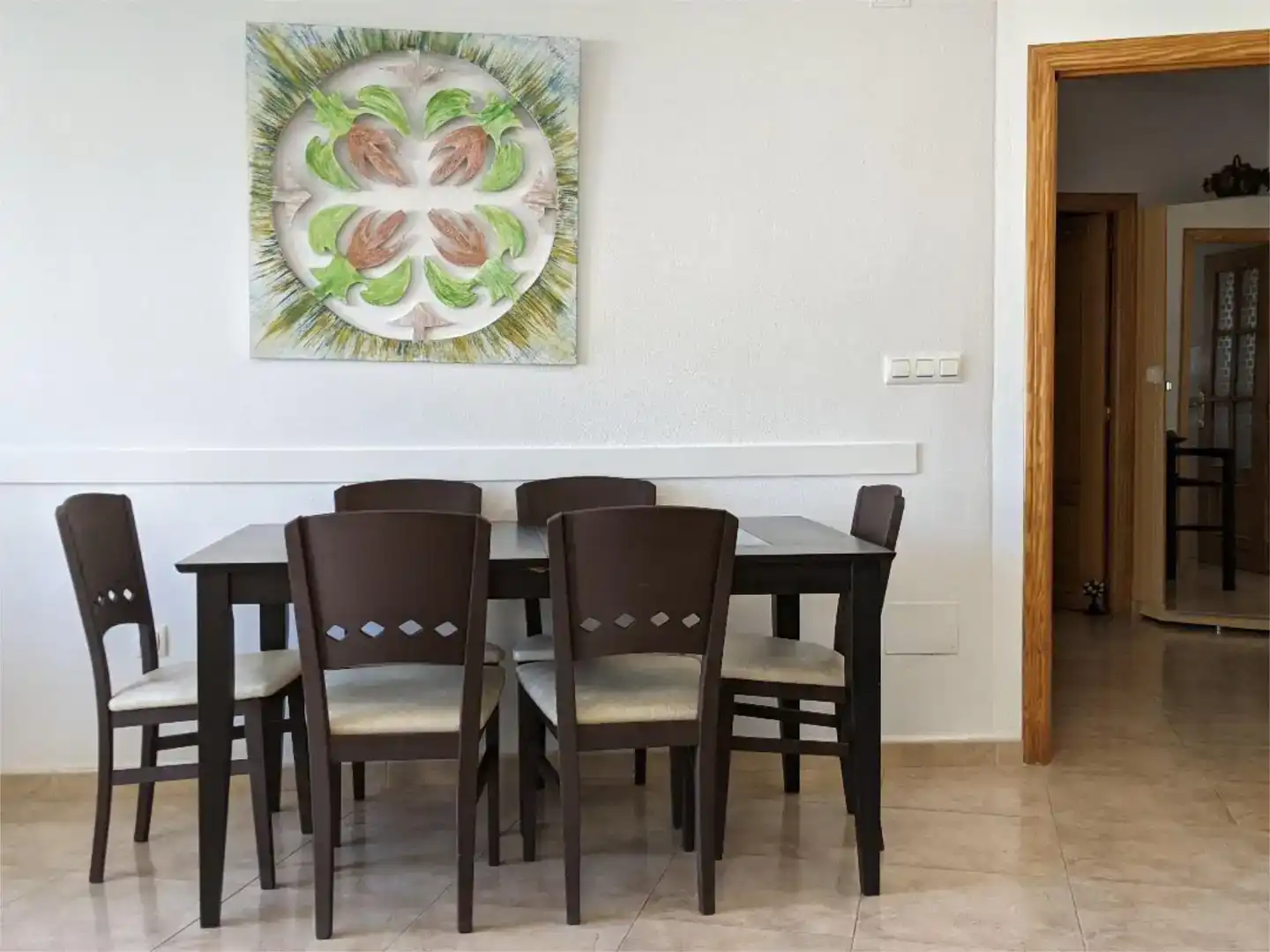 Comedor de Piso de alquiler en San Javier con Aire acondicionado y Amueblado