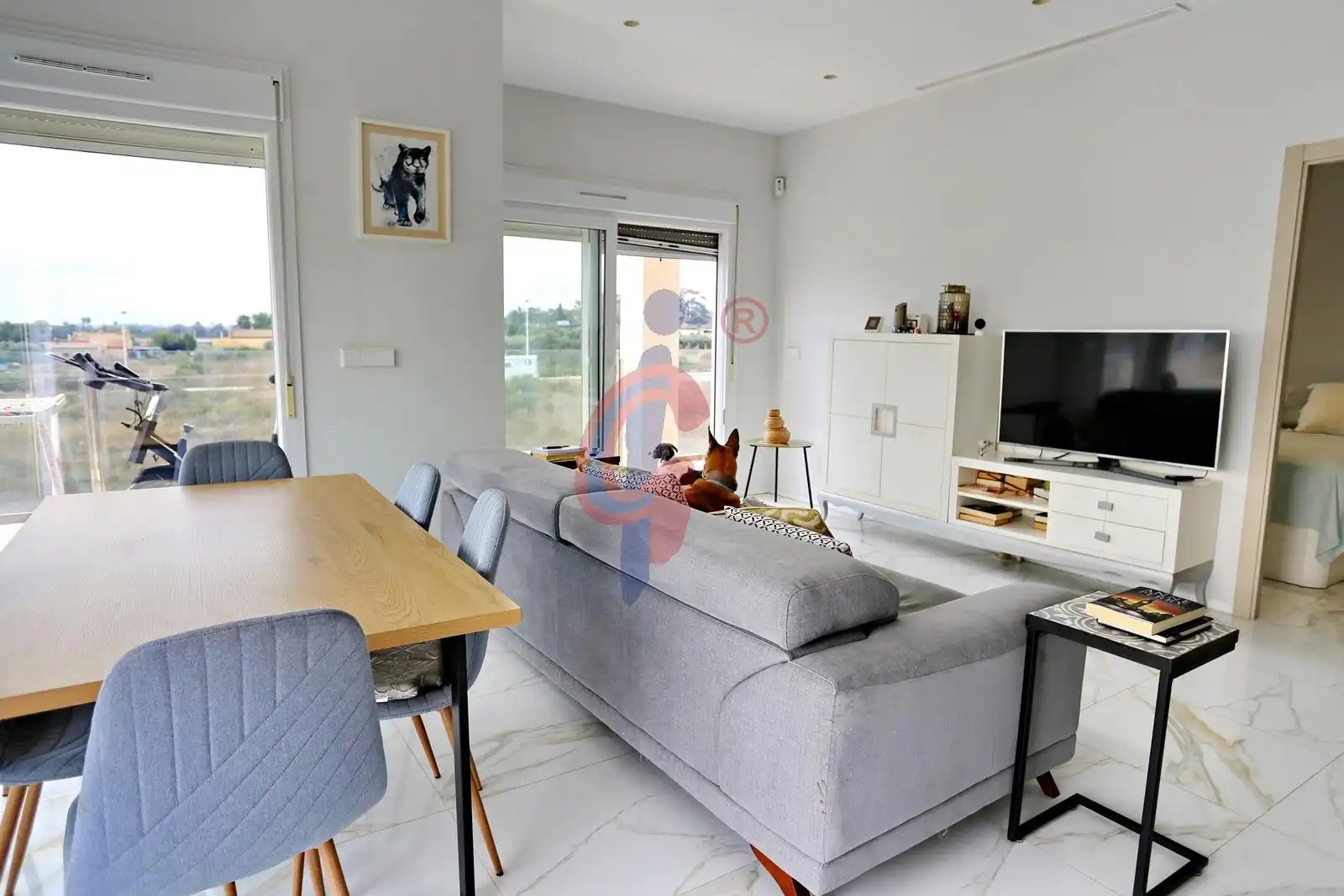 Sala de estar de Apartamento en venta en La Marina