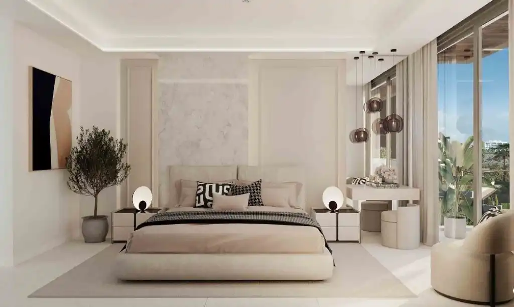 Bedroom of Attic for sale in Marbella  with Air Conditioner, Heating and Private garden