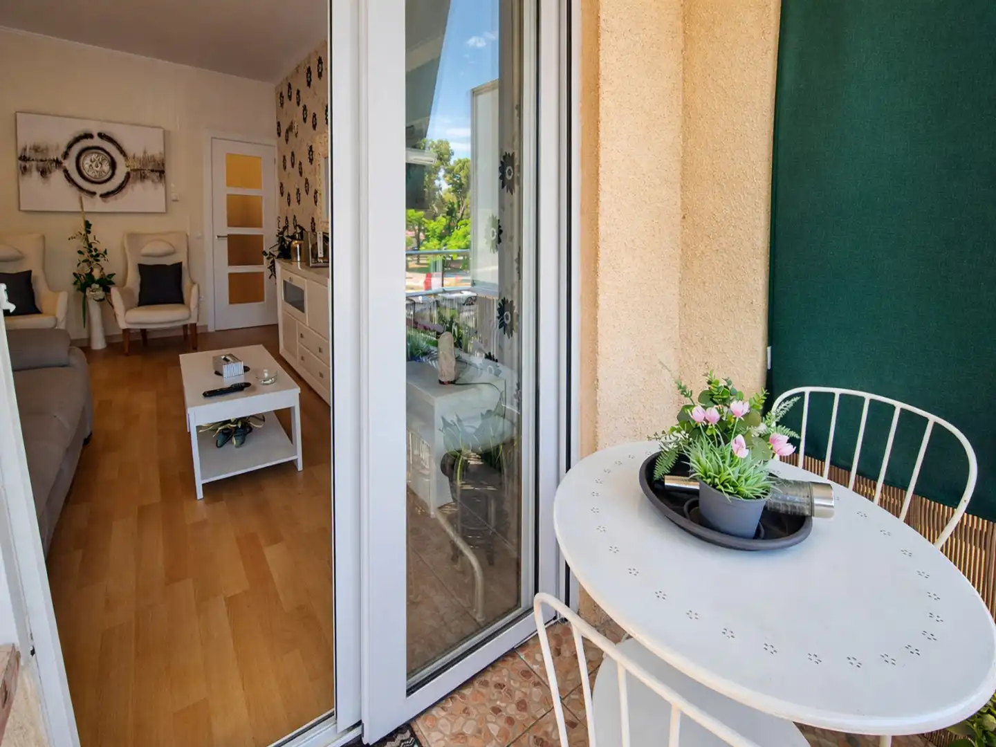 Terraza de Piso en venta en Sabadell con Calefacción, Parquet y Amueblado