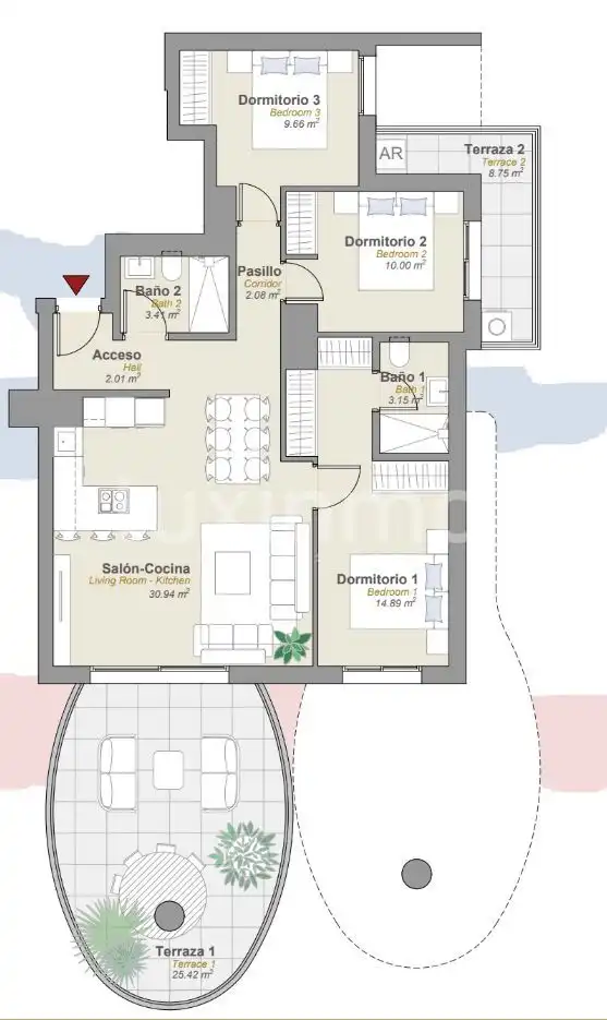 Wohnung mit Terrasse zum Verkauf in Marisol Park - Ortembach - Los Almendros, imagen 37