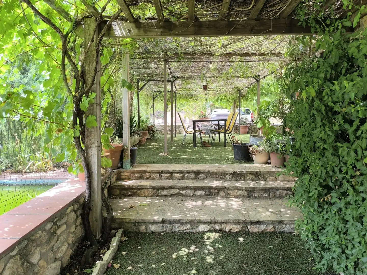 Terrasse von Country house zum Verkauf in Valls mit Klimaanlage, Privatgarten und Abstellraum