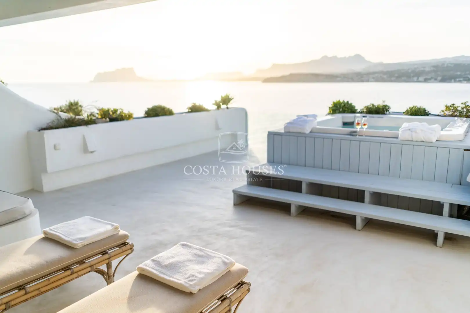 Terrace of Houses for sale in Moraira  with Air Conditioner, Private garden and Terrace