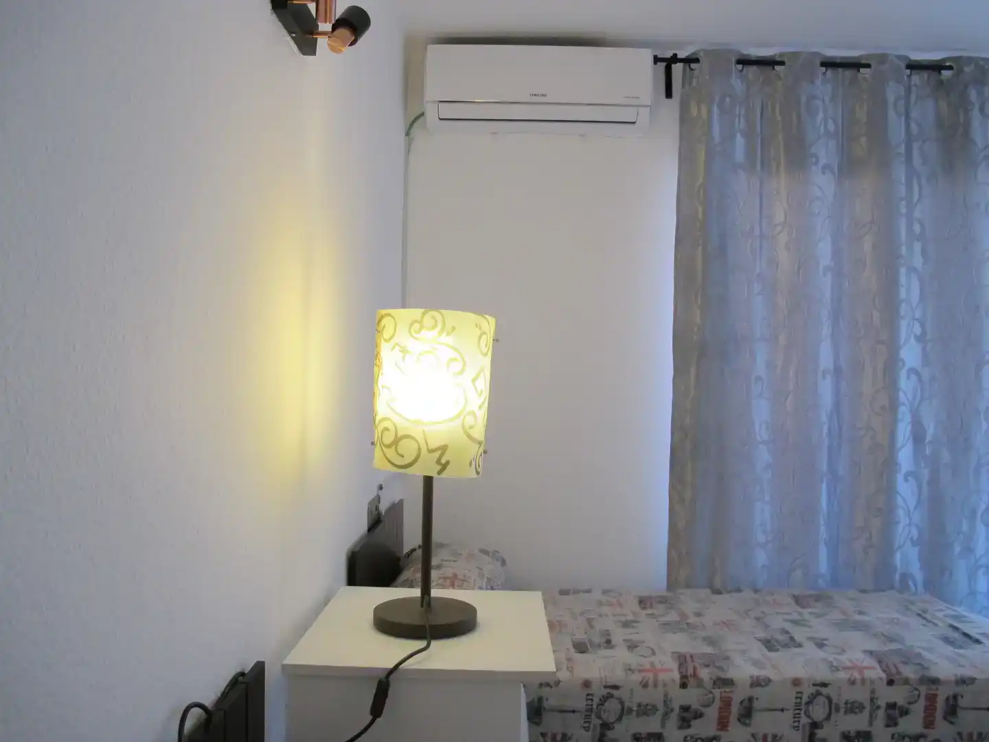 Schlafzimmer von Wohnung zur Miete in Sant Josep de sa Talaia mit Klimaanlage, Möbliert und Balkon