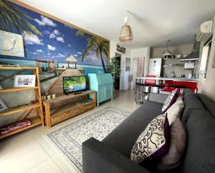 Sala d'estar de Apartament de lloguer en San Miguel de Abona amb Aire condicionat i Terrassa