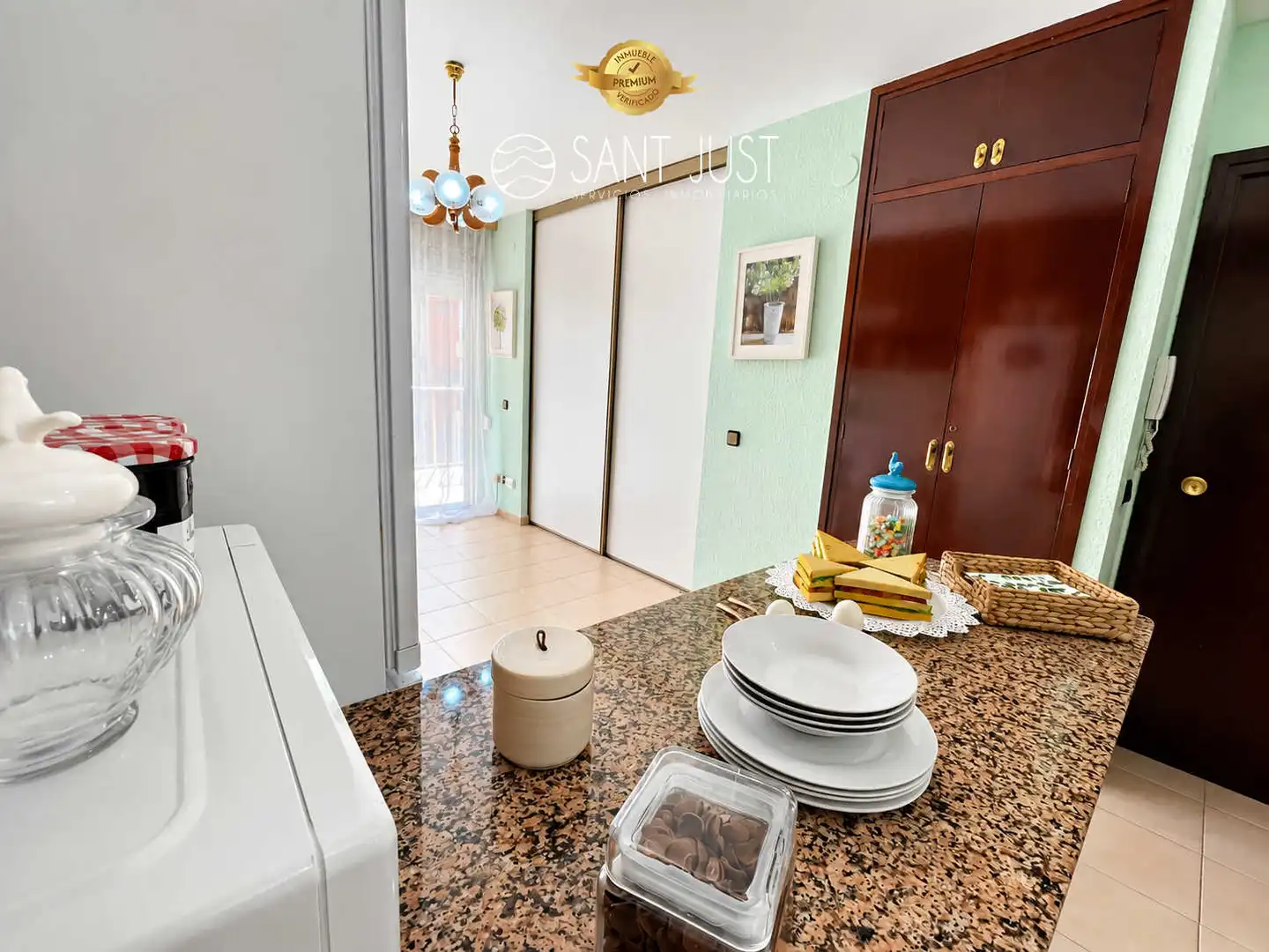 Küche von Wohnungen zum Verkauf in Vila-seca mit Terrasse, Möbliert und Waschmaschine