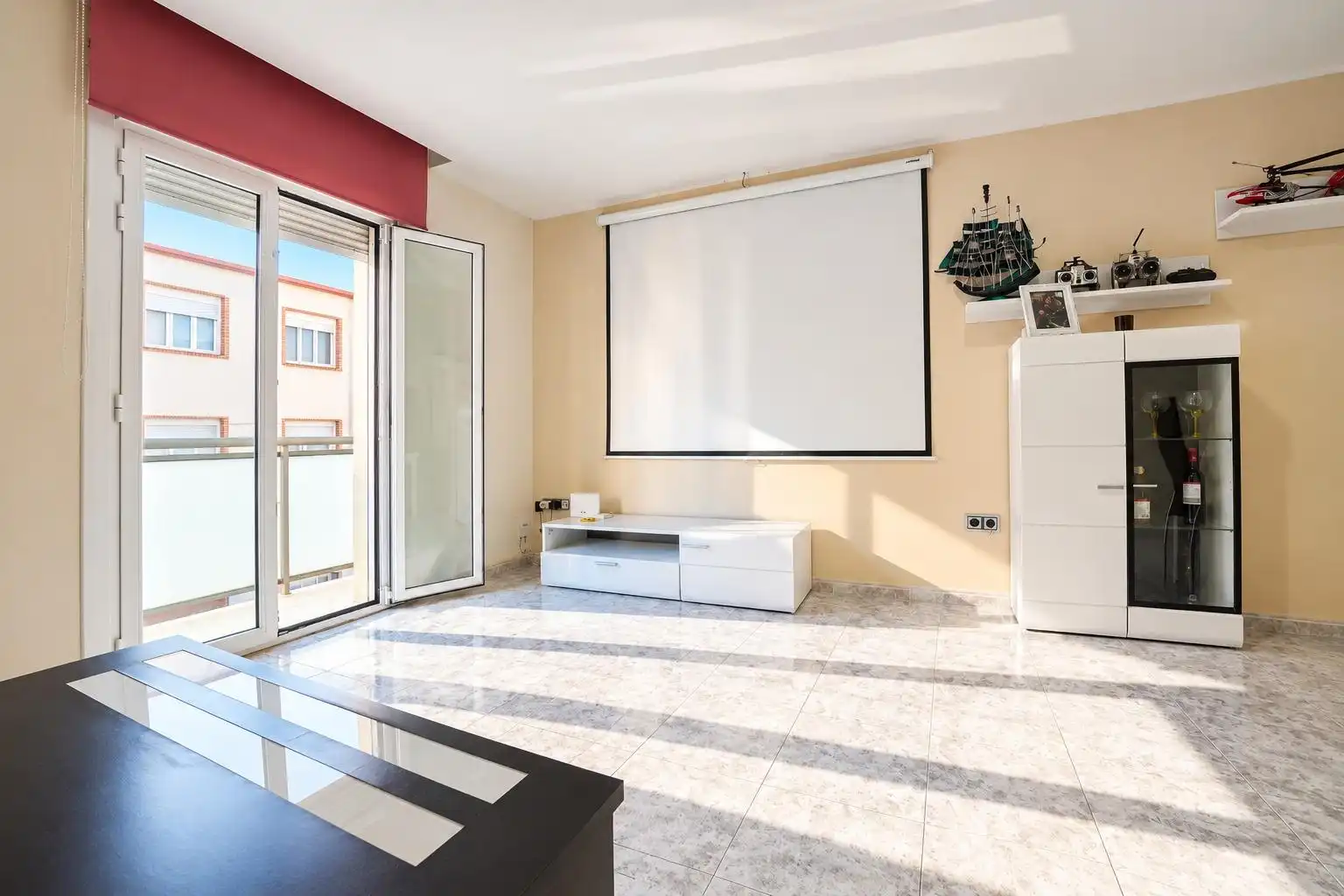 Sala de estar de Casa adosada en venta en Centre