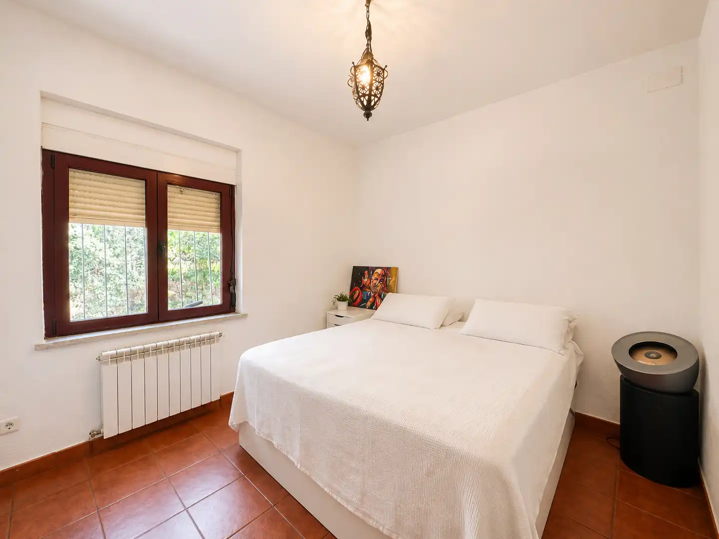 Bedroom of Houses for sale in Hoyo de Manzanares  with Air Conditioner, Private garden and Swimming Pool