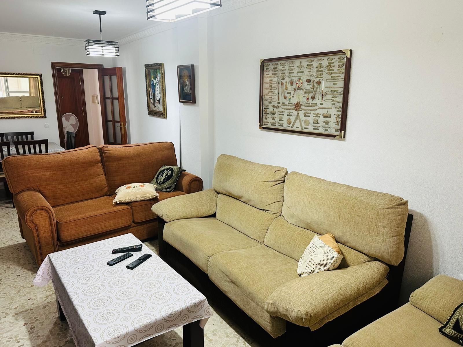 Sala d'estar de Apartament en venda en Chiclana de la Frontera amb Jardí privat