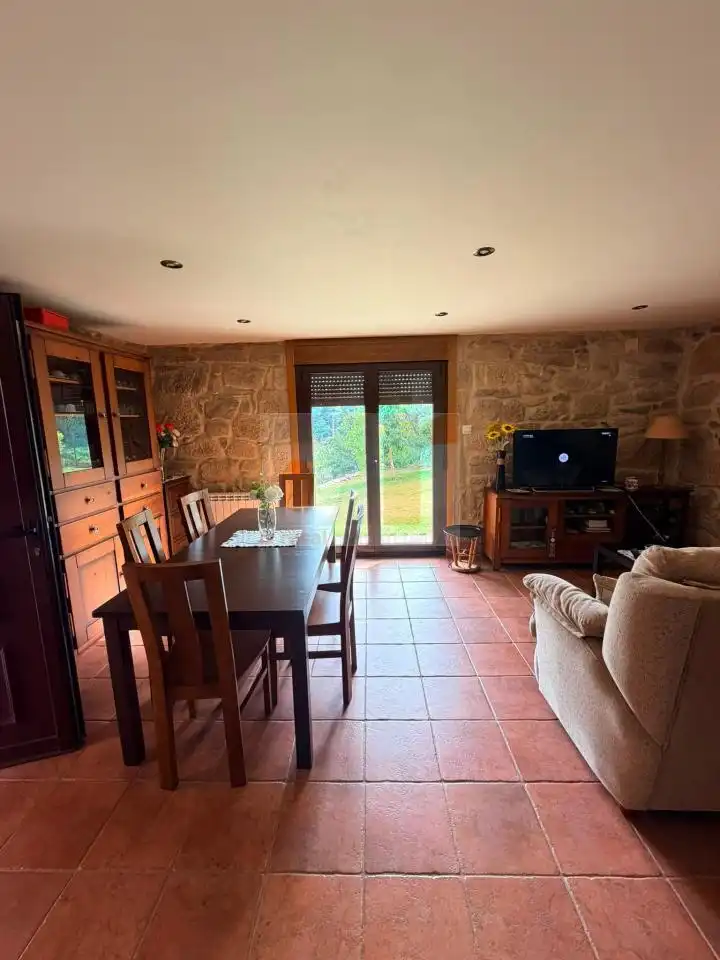 Menjador de Casa o xalet de lloguer en Moaña amb Calefacció, Jardí privat i Terrassa