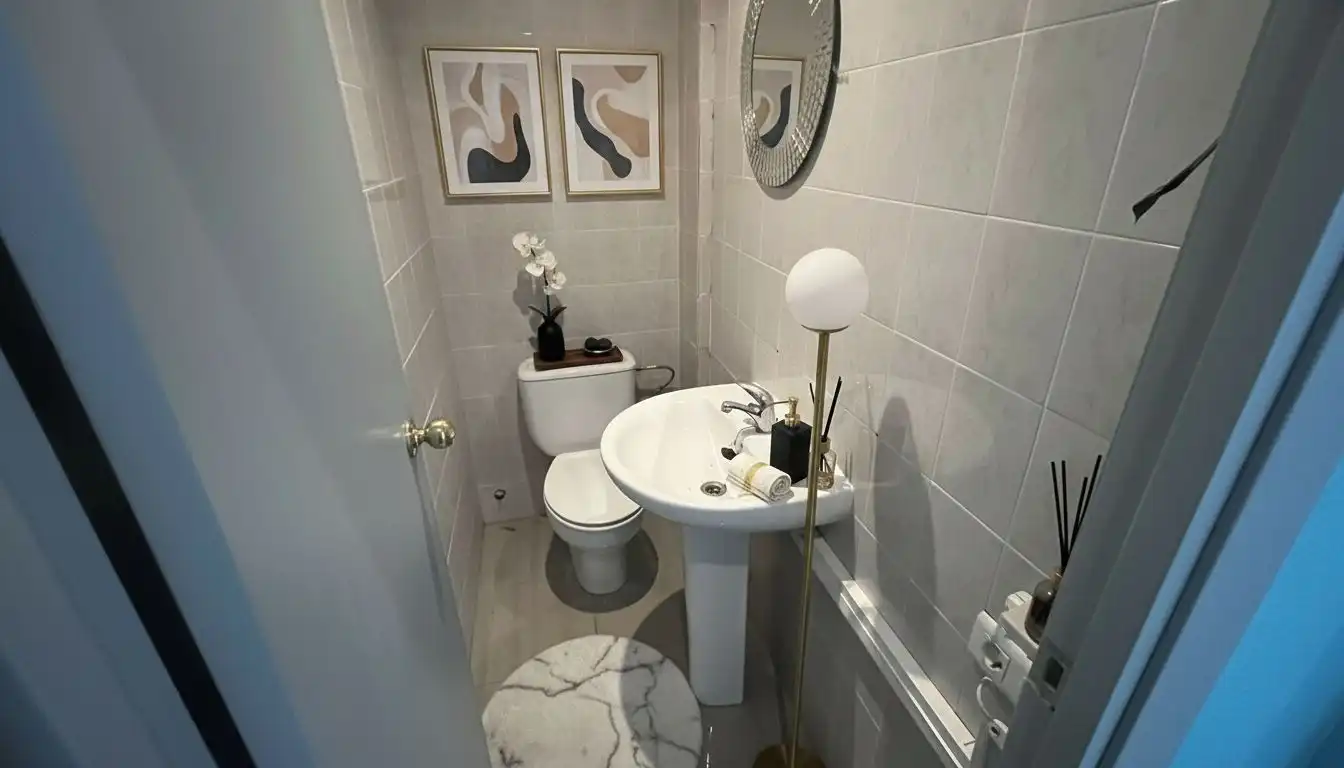 Bathroom of Office for rent in Salou  with Air Conditioner and Heating