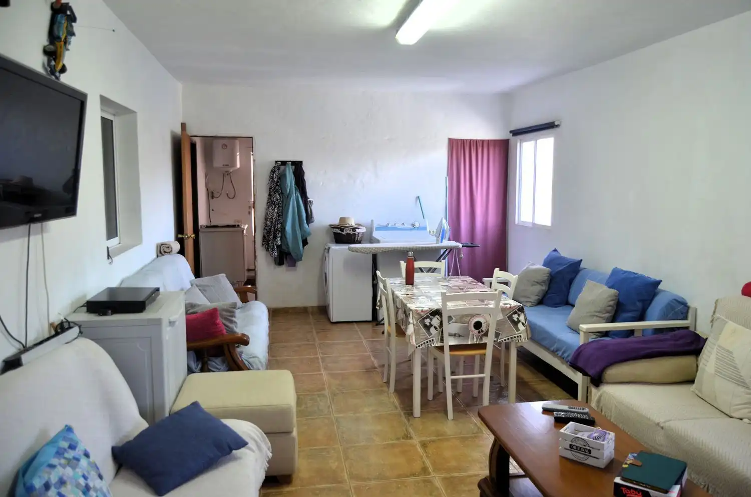 Sala d'estar de Casa o xalet en venda en Tuineje amb Aire condicionat, Jardí privat i Terrassa