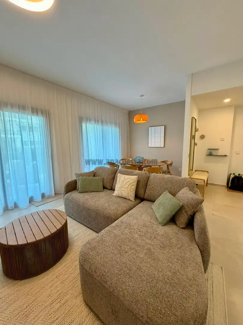 Sala de estar de Apartamento de alquiler en Estepona Pueblo
