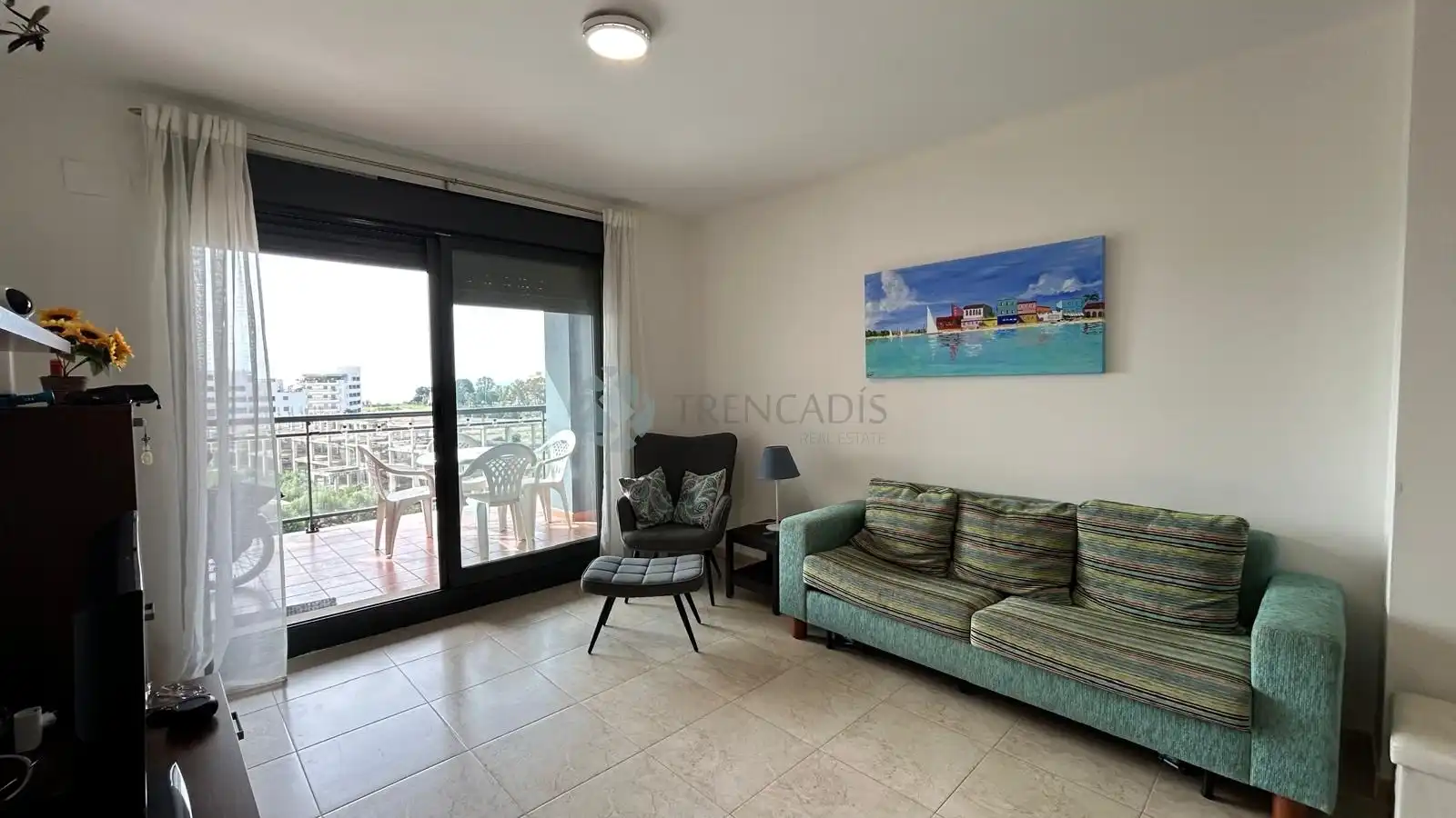 Sala de estar de Piso en venta en Torreblanca con Aire acondicionado, Calefacción y Terraza