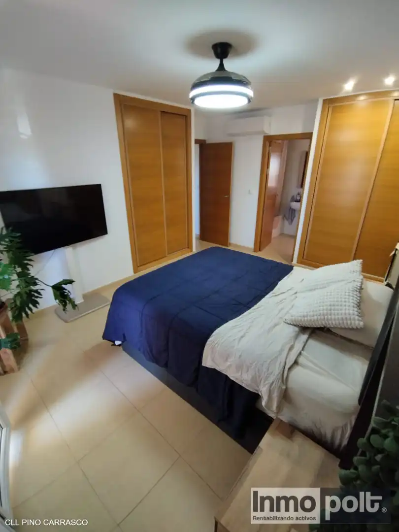 Bedroom of Flat for sale in Torre-Pacheco  with Air Conditioner, Terrace and Furnished