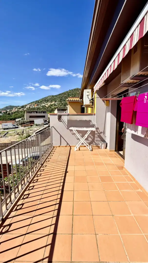 Terraza de Casa adosada en venta en Palau-saverdera con Aire acondicionado, Calefacción y Jardín privado