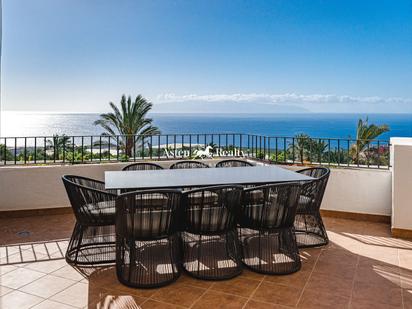 Terrasse von Wohnungen zum verkauf in Guía de Isora mit Klimaanlage, Terrasse und Schwimmbad