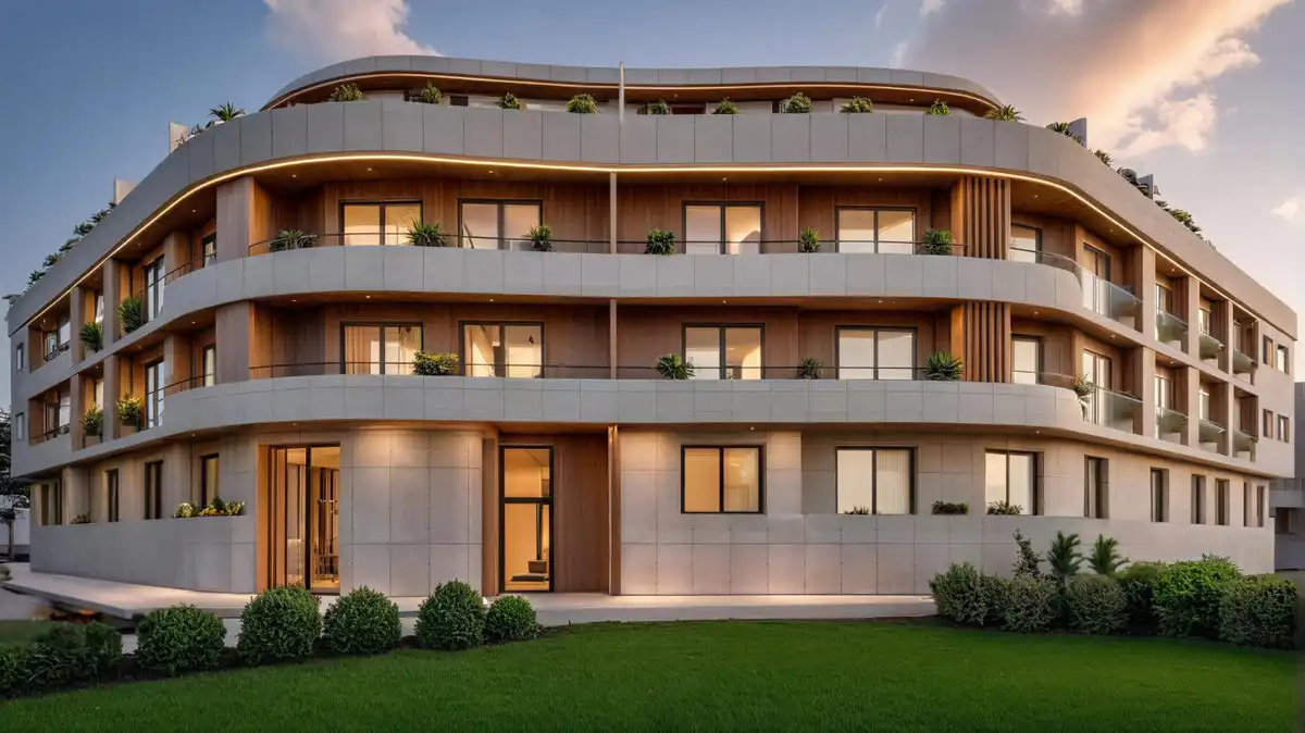 Exterior view of Apartments for sale in Mijas  with Air Conditioner, Heating and Private garden