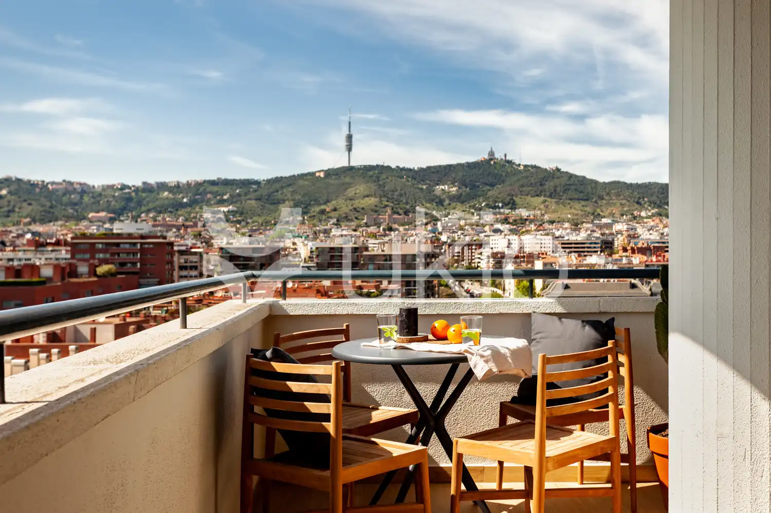 Terrace of Apartments for rent in Barcelona  with Air Conditioner, Heating and Terrace