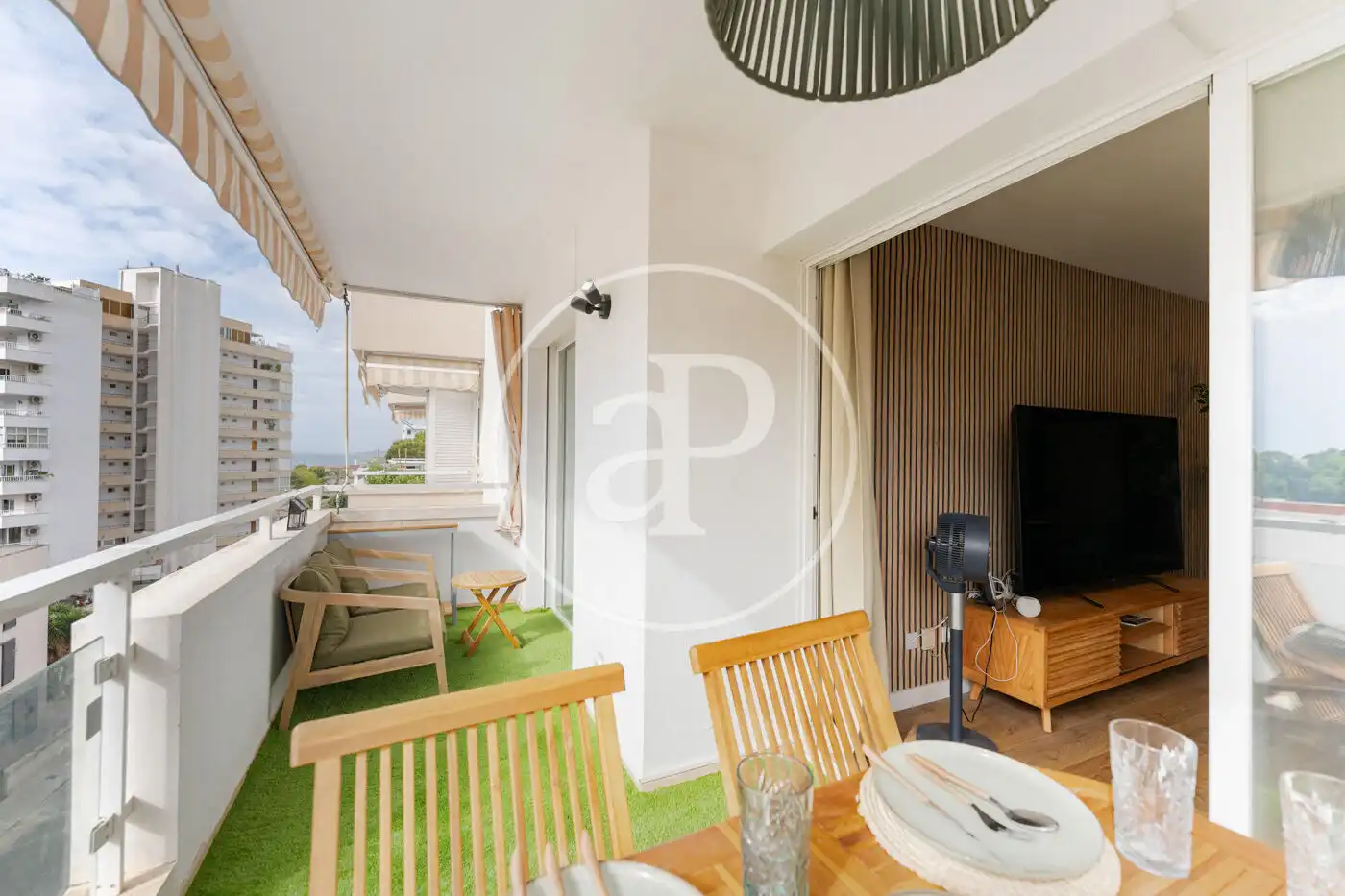 Terrace of Attic for rent in  Palma de Mallorca  with Air Conditioner, Heating and Terrace