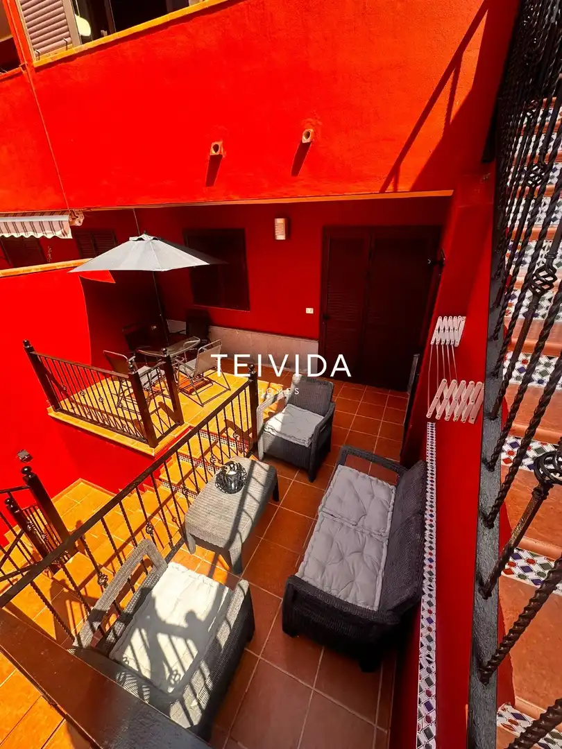 Terrasse von Wohnung zur Miete in Adeje mit Klimaanlage, Terrasse und Möbliert
