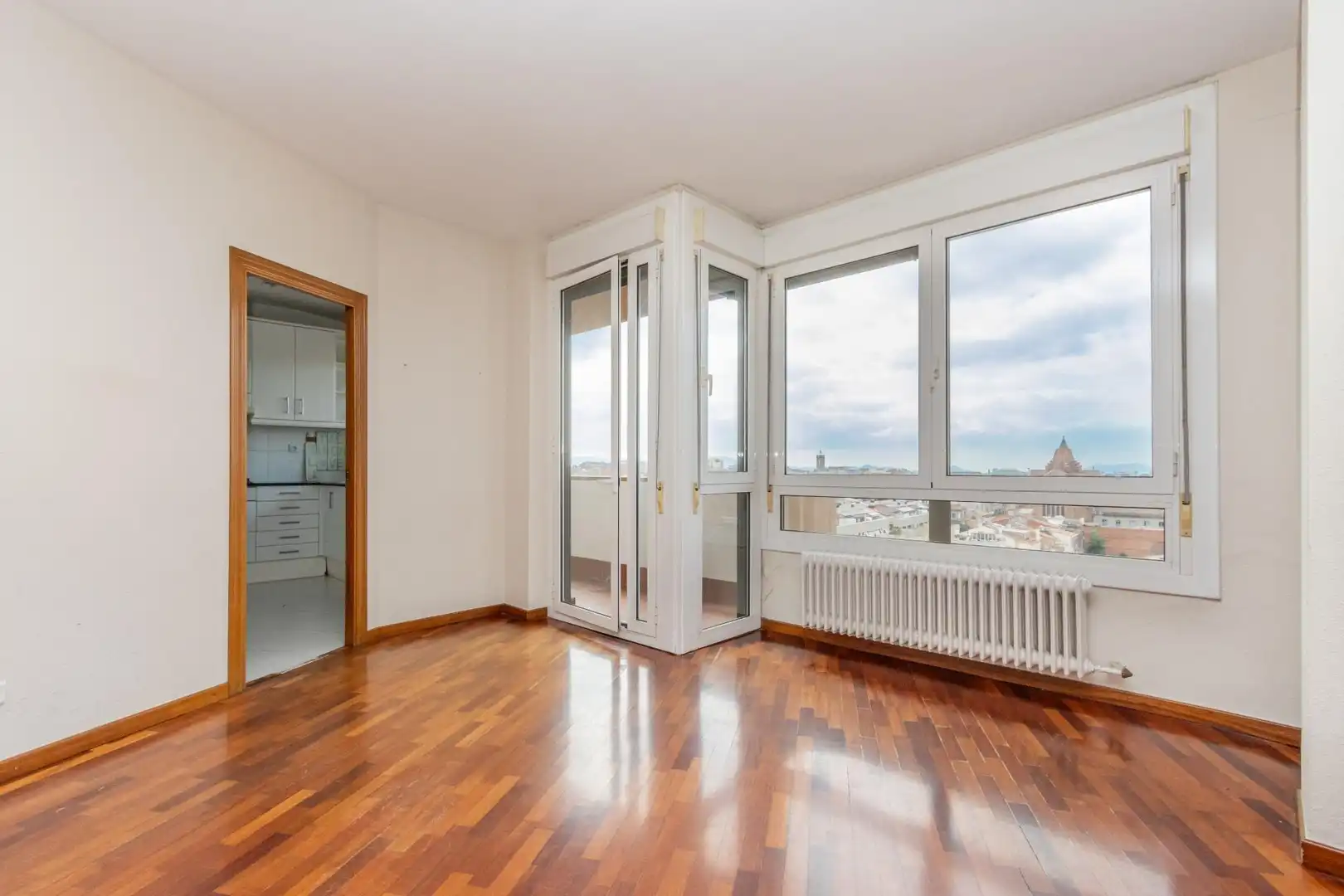 Bedroom of Attic for sale in Sabadell  with Air Conditioner, Heating and Parquet flooring