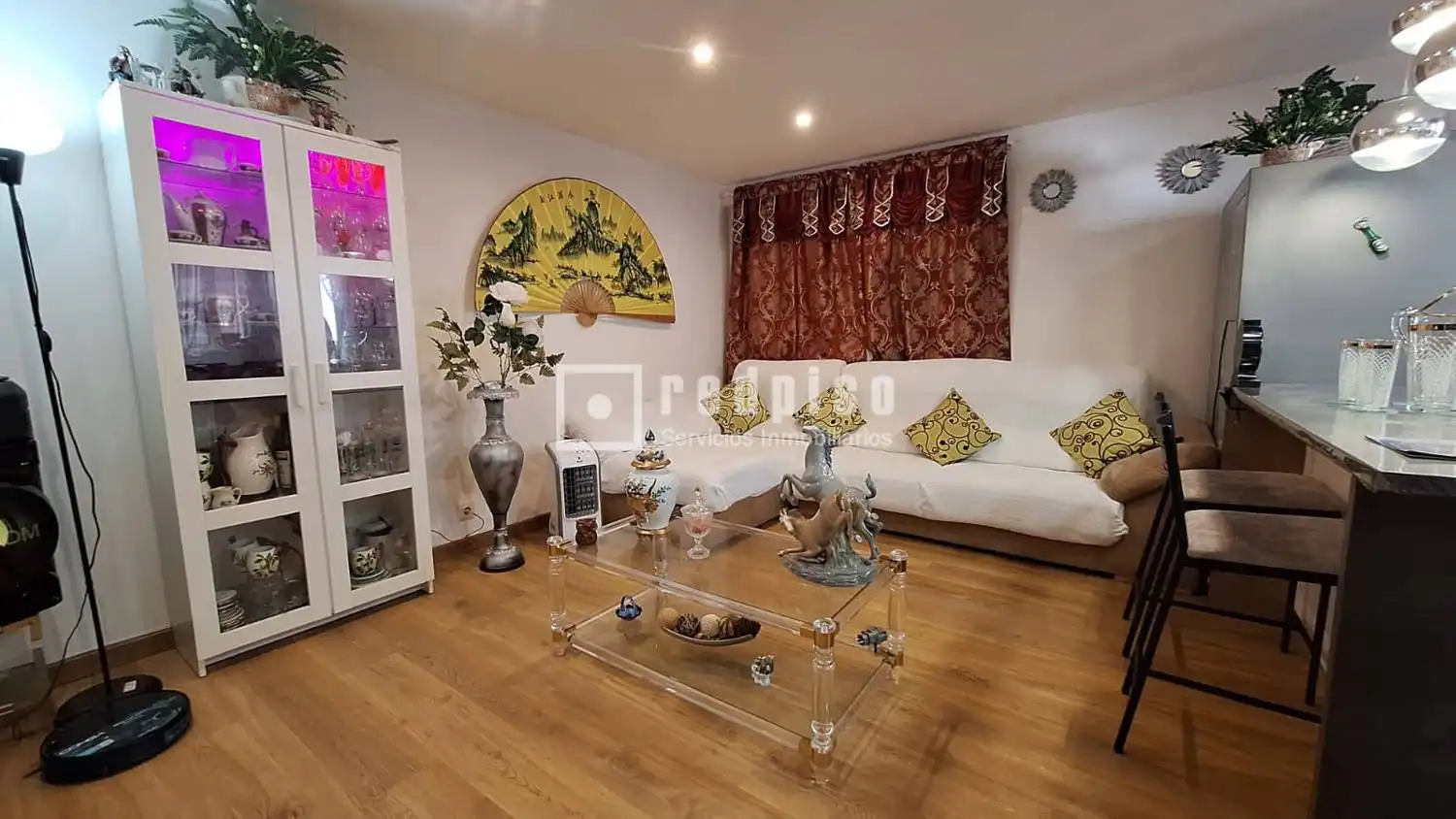 Sala de estar de Piso en venta en A Coruña Capital  con Terraza